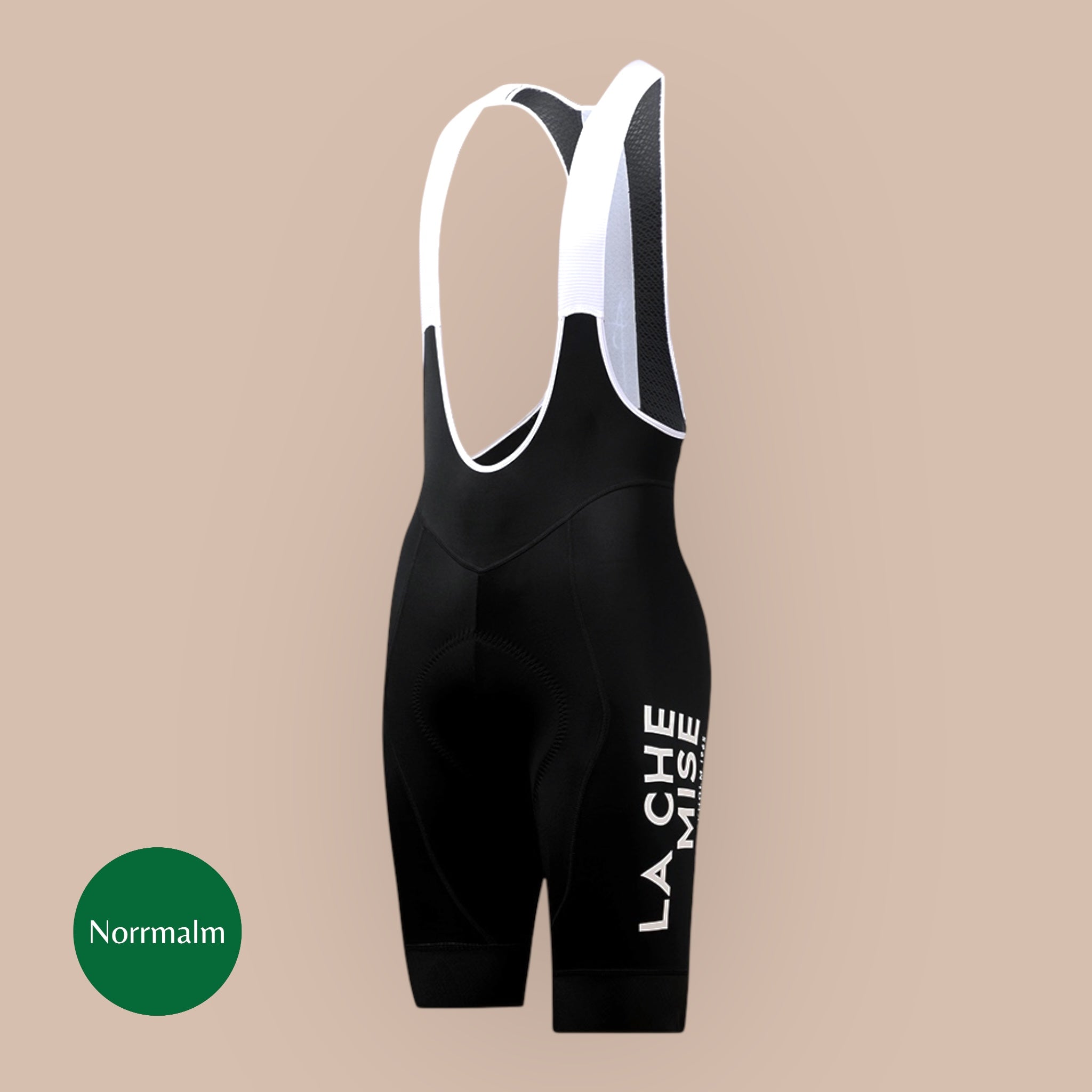 NORRMALM BIBS [BLACK/LOGO]