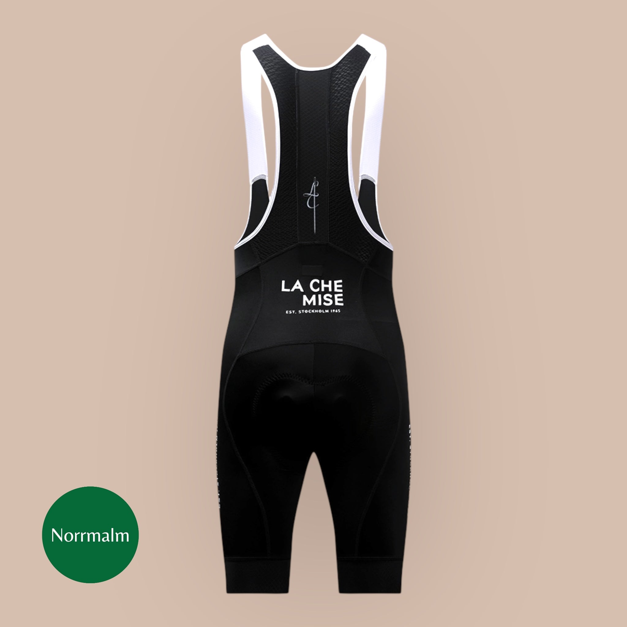 NORRMALM BIBS [BLACK/LOGO]