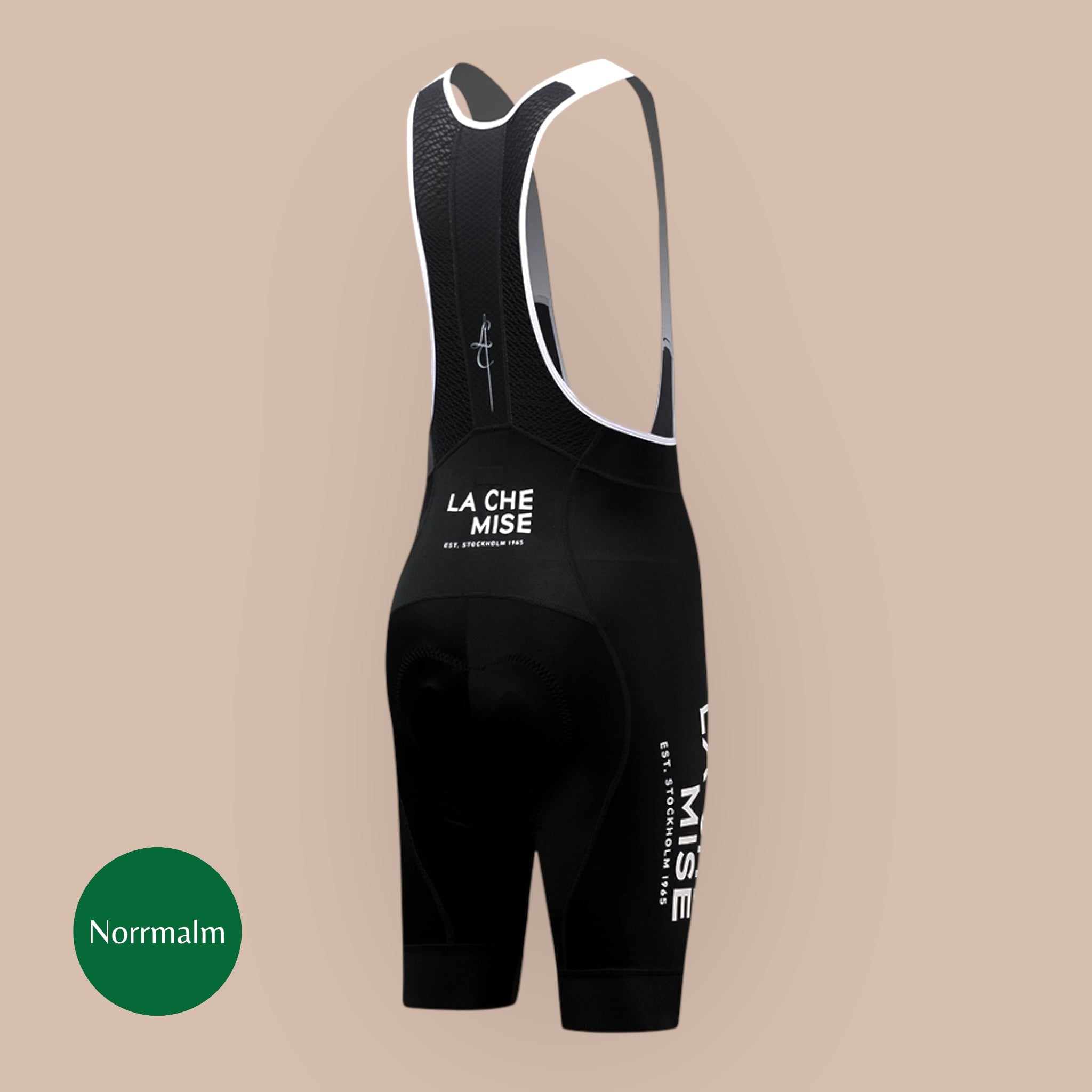 NORRMALM BIBS [BLACK/LOGO]