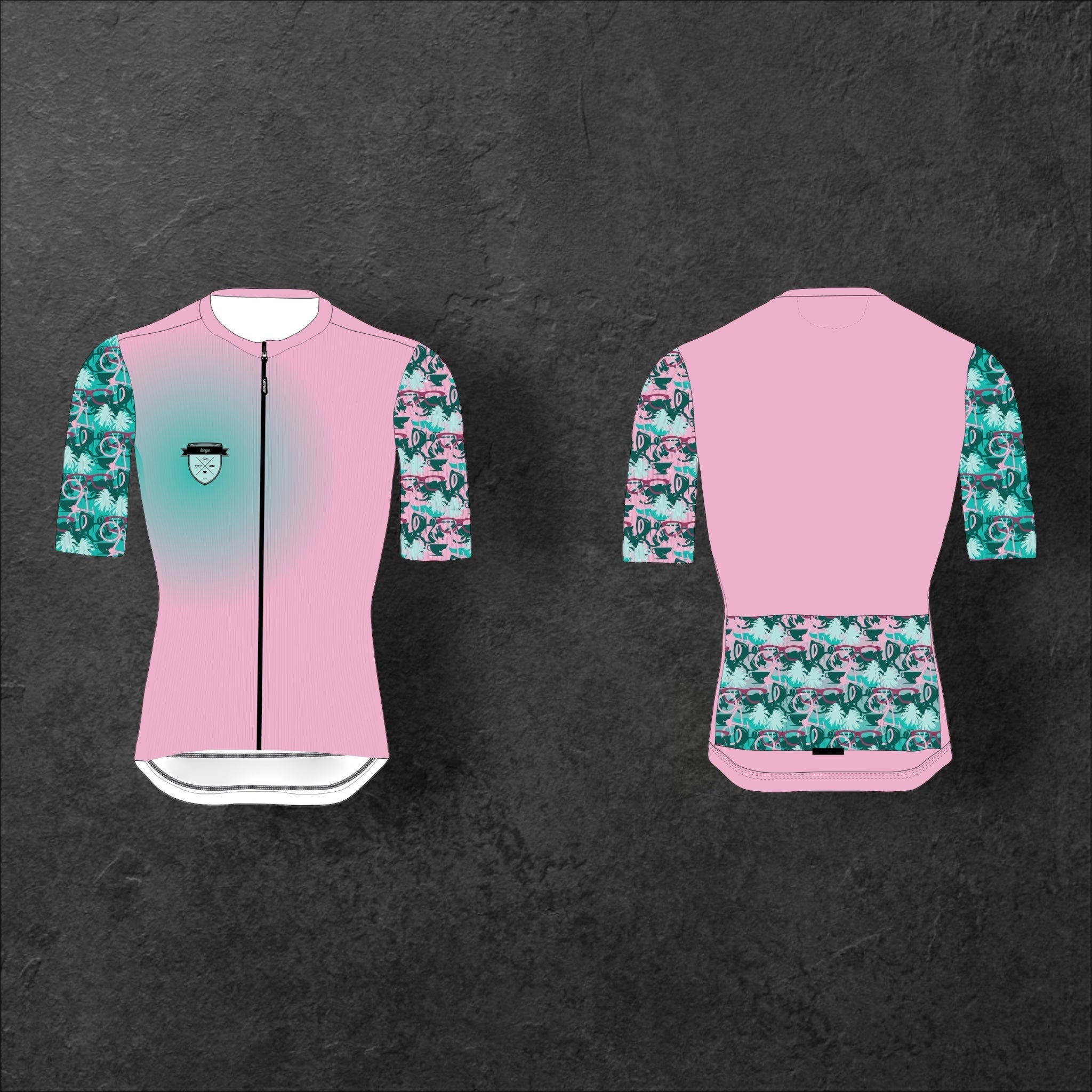 Danger [HERR] - TOR 5.0 PINK MESH Summer Jersey